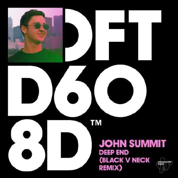 John Summit, Black V Neck - Deep End - Black V Neck Remix