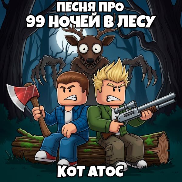 Кот Атос - Песня про 99 Ночей в Лесу (Speed Up)